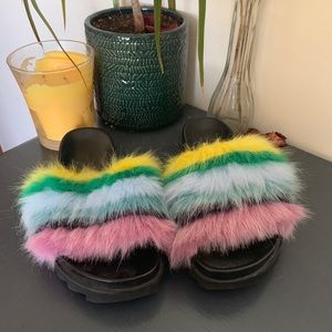 Colorful Furry Slides 🌈